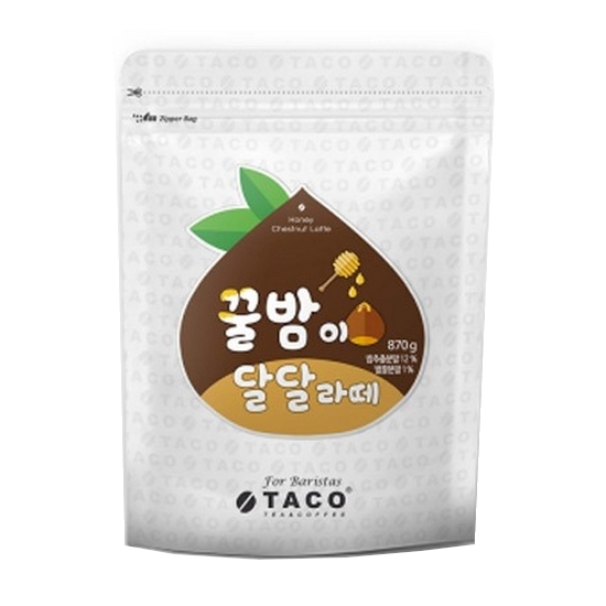 타코 꿀밤이 달달라떼 870g (1개)_이미지