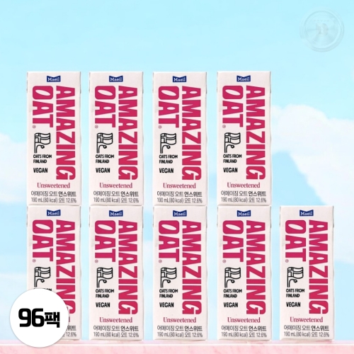 매일유업 어메이징 오트 언스위트 190ml (96개)_이미지