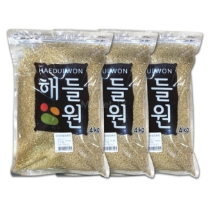 해들원 칼집 현미 (4kg,3개)