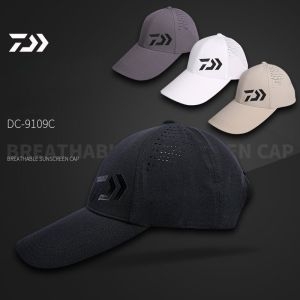 DC-9109C 남성용 봄 여름 통기성 피크 캡 일 그늘 낚시 모자 스포츠