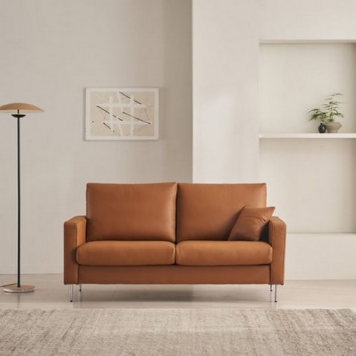 케이하우스홀드 멕소 이태리 천연가죽 소파 3인용 (스툴별도)_이미지