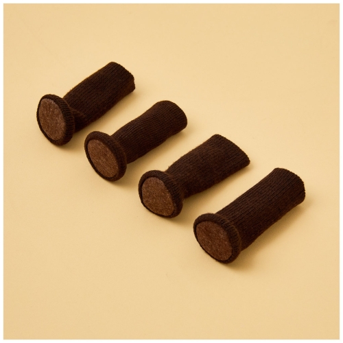 모던하우스 논슬립처리로 벗겨지지 않는 의자발커버 4개세트_다크브라운_DY0424056_이미지