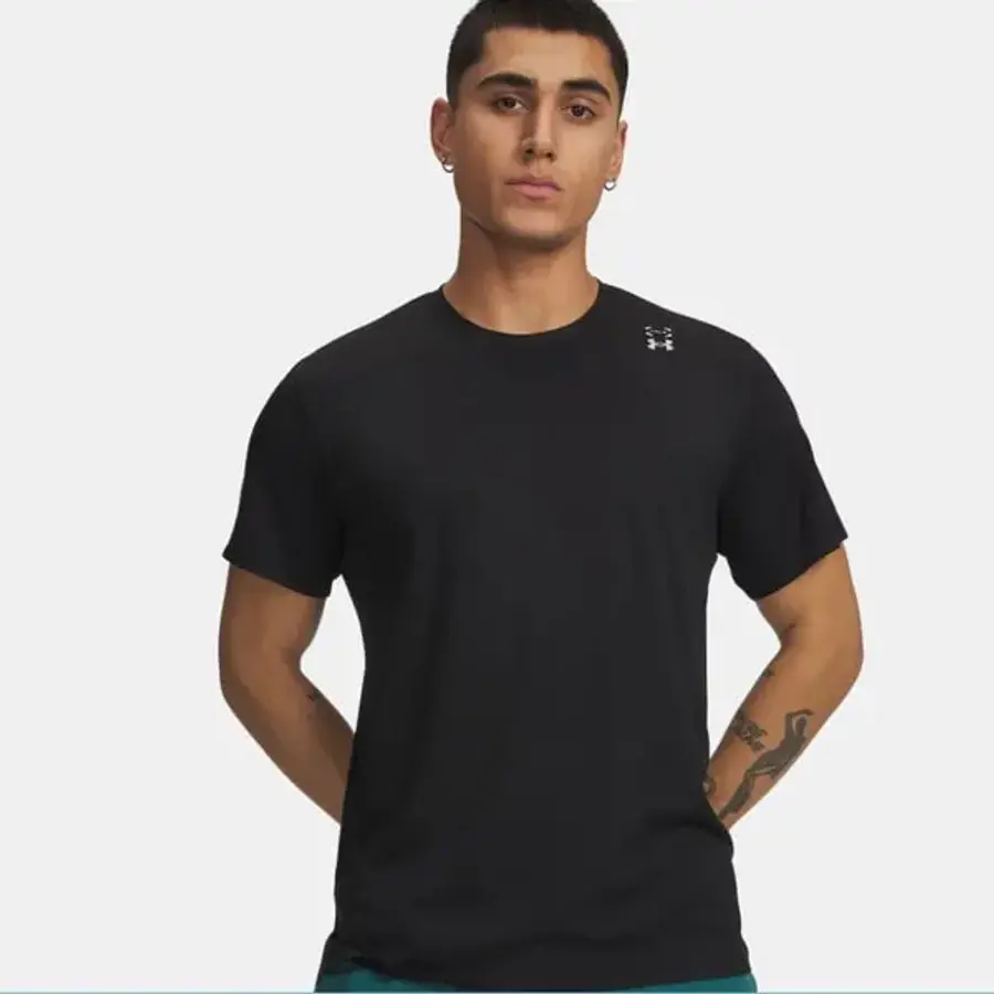 Under Armour 6001829-008 블랙 UA 헤일로 벤트 기능성 반팔 티셔츠 런닝 헬스 운