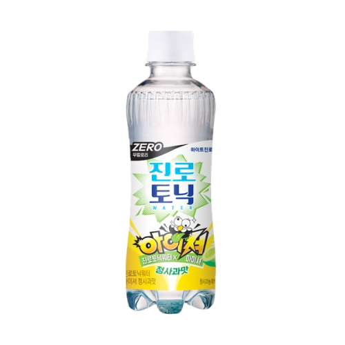 하이트진로 진로 토닉워터 제로 아이셔 청사과맛 300ml (12개)