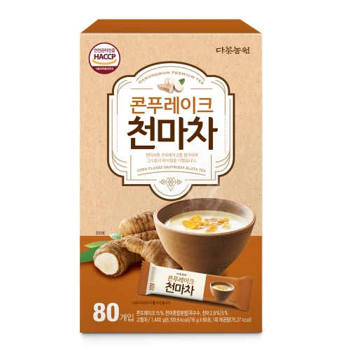다농원 콘프레이크 천마차 18g 80개_이미지