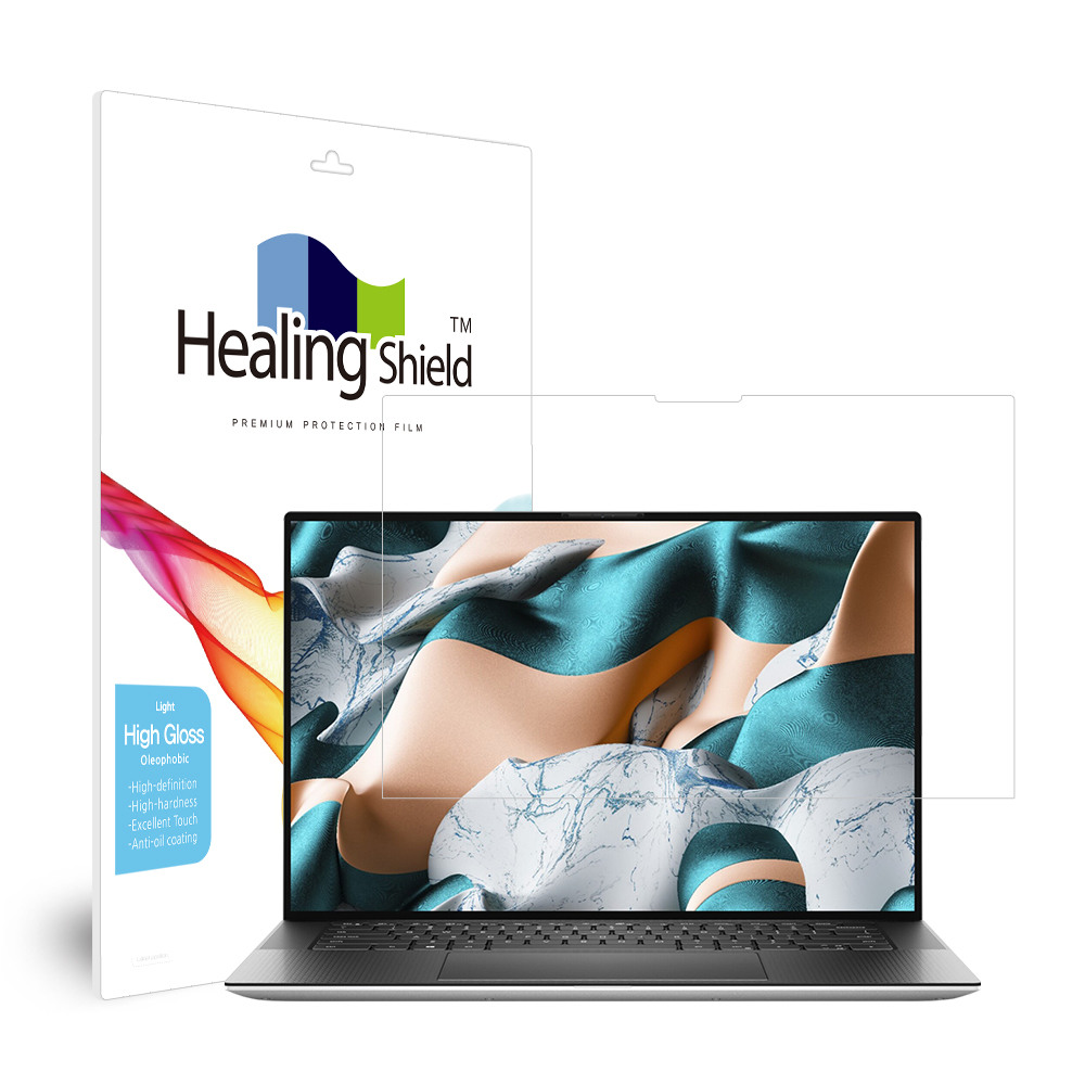 폰트리 힐링쉴드 델 XPS 15 9500 4K 터치 올레포빅 Light 액정보호필름