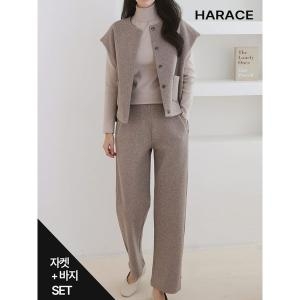 헤레이스 버튼 포켓 조끼+바지셋업_YMSH601