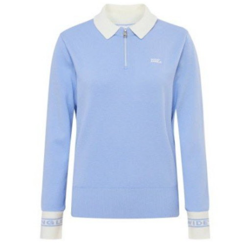 와이드앵글 심플 쿼터집업 방풍 스웨터 WWW25K72IC_이미지