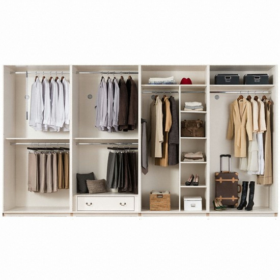 에넥스 ENNEE 유로 글로시 슬라이딩 붙박이장 실속형 (30cm)_이미지