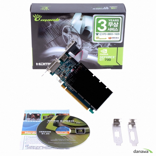 MANLI 지포스 GT730 Mini D3 1GB LP_이미지