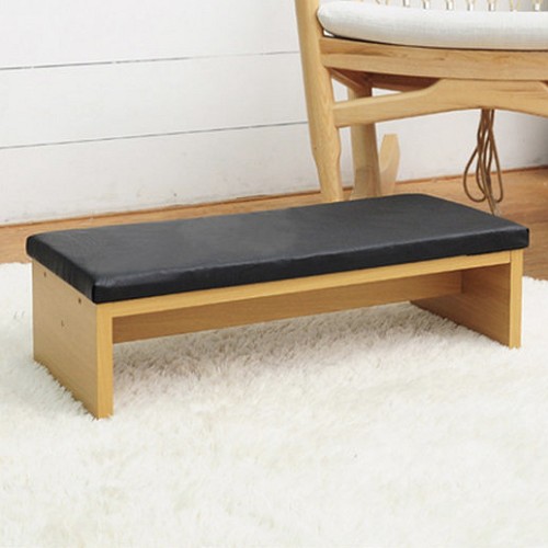 프리메이드 대형 인조가죽 발받침대_이미지