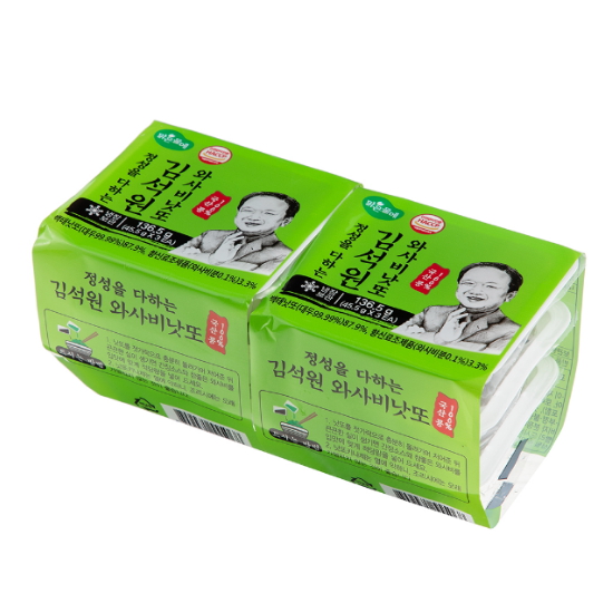 맑은물에 김석원 와사비 낫또 273g (1개)_이미지