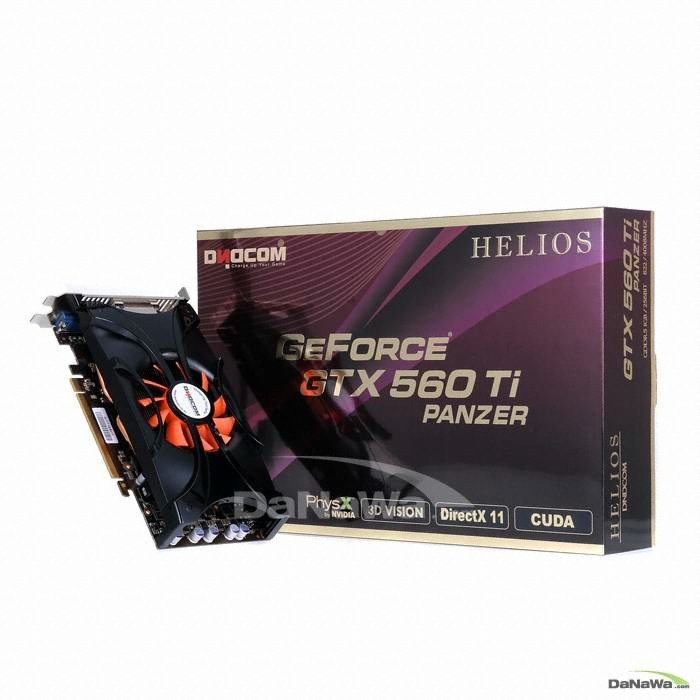 디앤디컴 HELIOS 지포스 GTX560 Ti PANZER D5 1GB (중고)_이미지