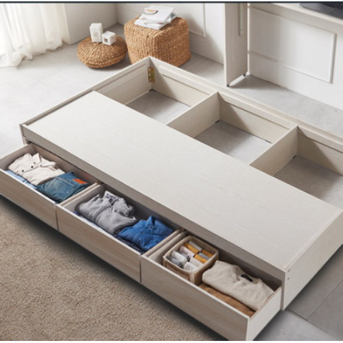 퍼니원 피츠 로티 수납 LED침대 Q (독립스프링)_이미지