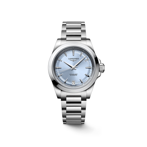  론진 콘퀘스트 블루 다이얼 34MM L3.430.4.92.6