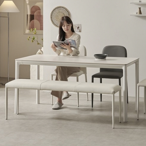 보니애가구 로프트 포세린 세라믹 식탁 1800