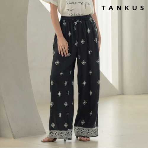 탱커스 에스닉 자수 롱 팬츠 TX2PT020L0