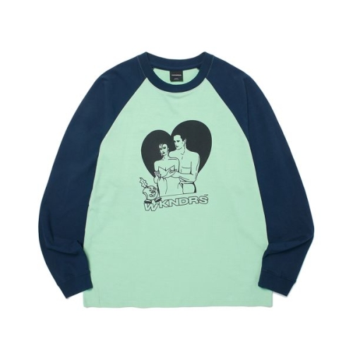 WKNDRS ADAM EVE LS T-SHIRT MINT WS2501LS03MT 885707