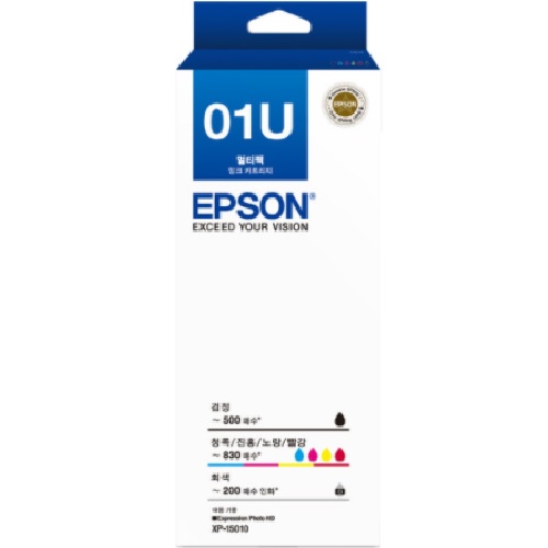 Epson 정품 01U (T01U870) 6색 세트이미지입니다. 누르면 해당 게시물로 새창이동합니다.