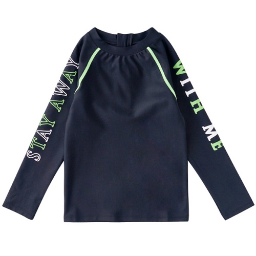 리틀그라운드 데님인더박스 레터링 긴소매 래쉬가드 76111-620-01