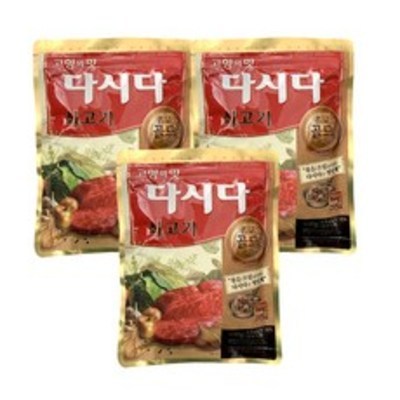 백설 다시다 명품 골드 쇠고기 400g (3개)_이미지