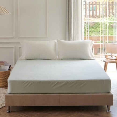 레이지 고밀도 피치스킨 홑겹 매트리스 커버