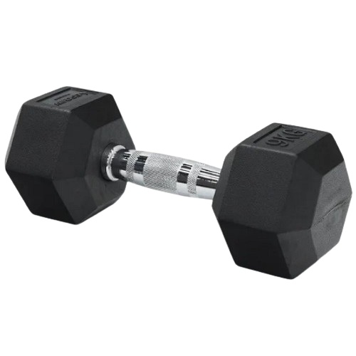 이고진 고무육각아령 (9kg, 1개)_이미지