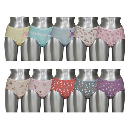 쌍방울 트라이(TRY) 맥시 순면팬티 10종 세트 (10매)