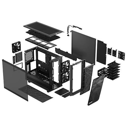 Fractal Design Meshify 2 Light 강화유리 (그레이)_이미지