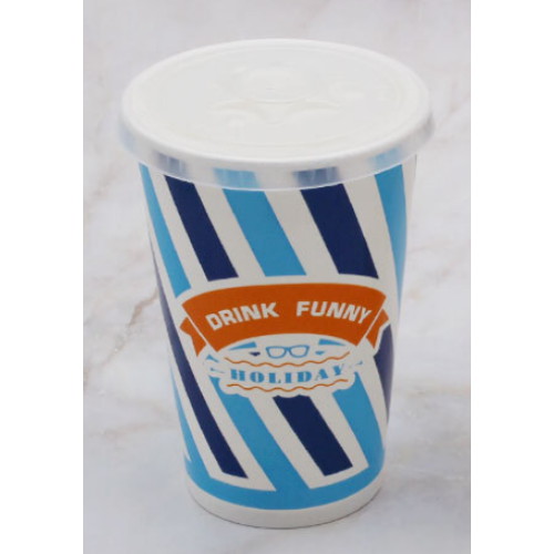 이룸팩 16온스 종이컵 (+뚜껑, 100개)_이미지