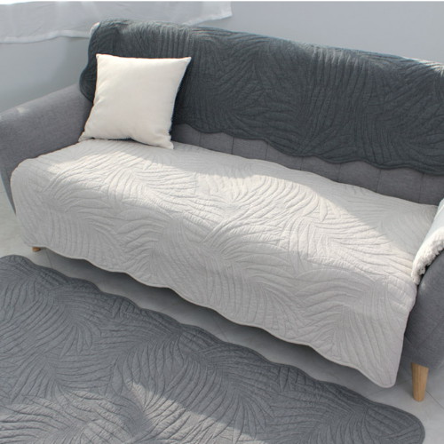 순면 워싱코튼 퀼팅 쇼파패드 3인용