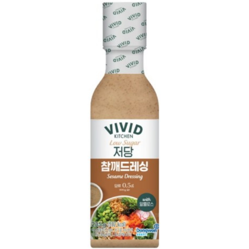비비드키친 저당 참깨 드레싱 235g