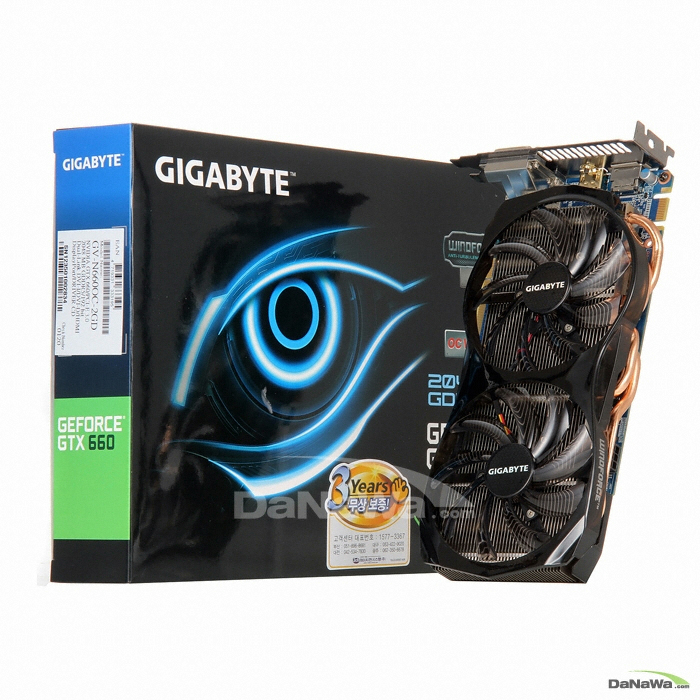 GIGABYTE 지포스 GTX660 UD2 OC D5 2GB WINDFORCE 2X_이미지