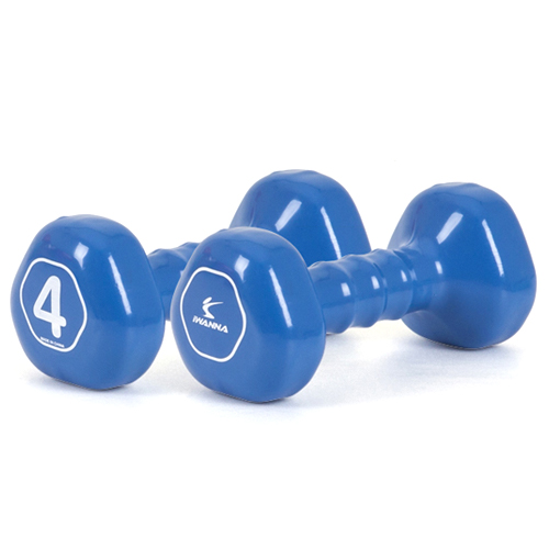 코리아스포츠 아이워너 PVC 삼각 아령 (4kg, 1개)_이미지