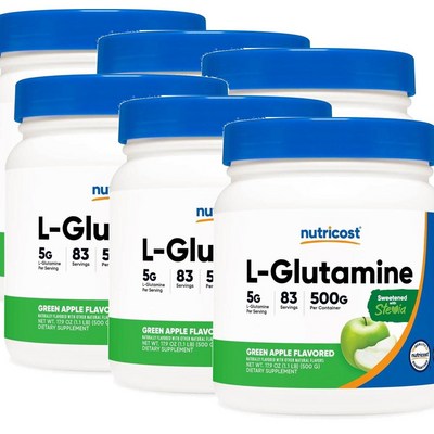 뉴트리코스트 L-글루타민 그린 애플 500g (6개)_이미지