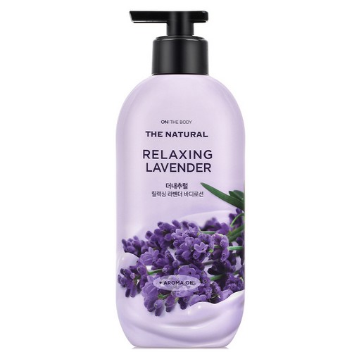 온더바디 더 내추럴 바디로션 릴렉싱 라벤더 400ml (2개)_이미지