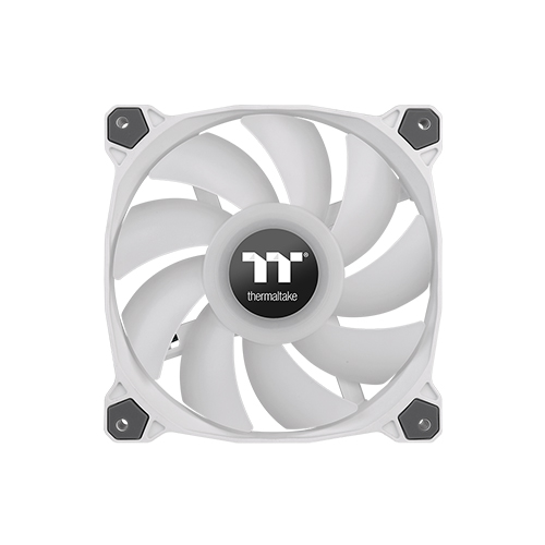 써멀테이크 Pure Duo 12 ARGB Sync 라디에이터 팬 (컨트롤러/2팩, 화이트)_이미지