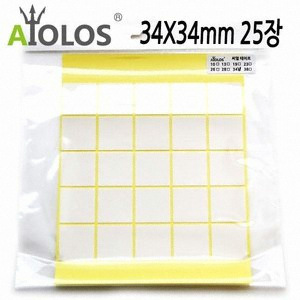 AiOLOS 써멀 테이프 34x34mm (25장)_이미지