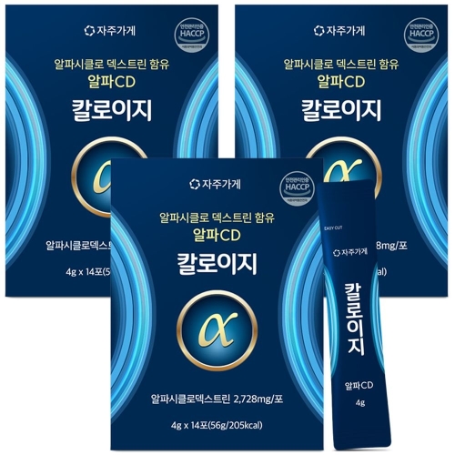 자연그대로 자주가게 알파CD 칼로이지 4g 14포 (3개)_이미지