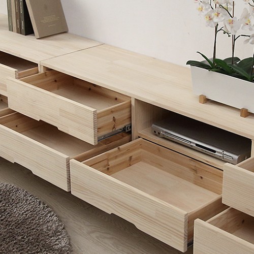 인우드 페토디 비디오형 원목 거실장 1200_이미지