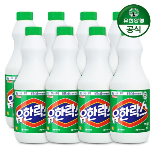 유한양행 유한락스 후레쉬 1L (8개)
