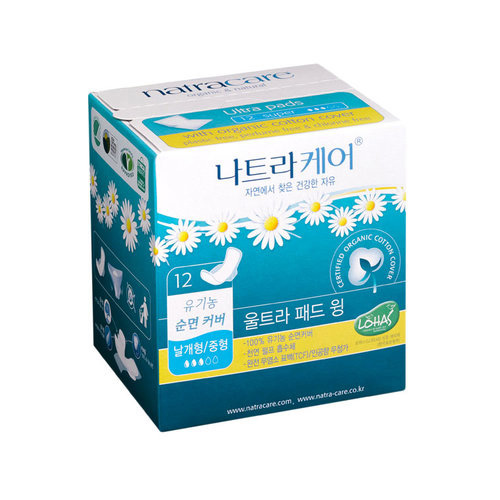 내추럴패드 울트라윙 중형 12개