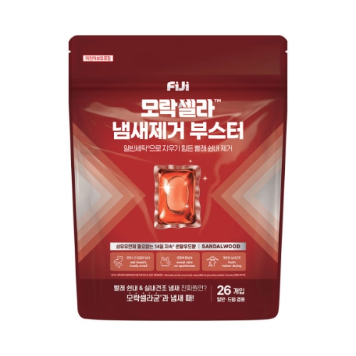 피지(FIJI) 모락셀라 냄새제거 부스터 샌달우드향 26개입이미지입니다. 누르면 해당 게시물로 새창이동합니다.