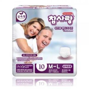 참사랑 실속형 팬티형 중형 10개 (2팩(20개))_이미지