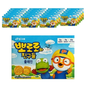 빙그레 뽀로로와 친구들 플레인 65g (24개)_이미지
