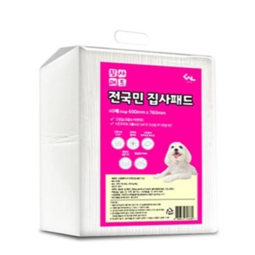 씨엔앨라이프 전국민 집사패드 40매 (4개)