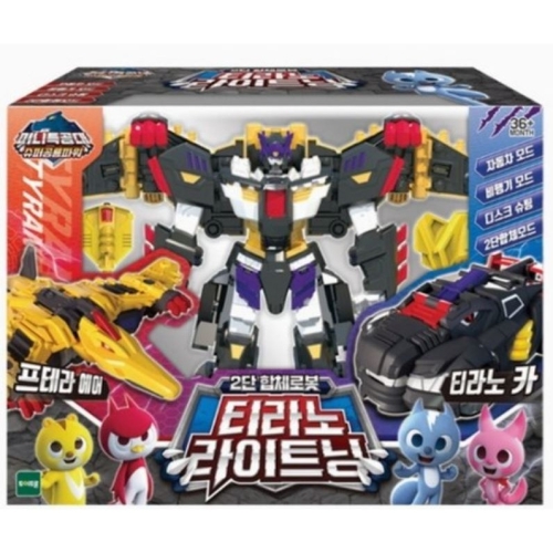 토이트론 미니특공대 슈퍼공룡파워 티라노 라이트닝_이미지