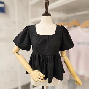 페이지플린 스퀘어넥 퍼프 블라우스 F5BBL009A