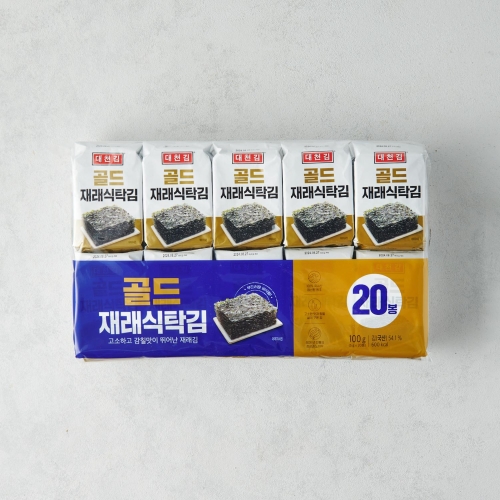 대천김 대천 골드 재래식탁김 5G20봉_이미지