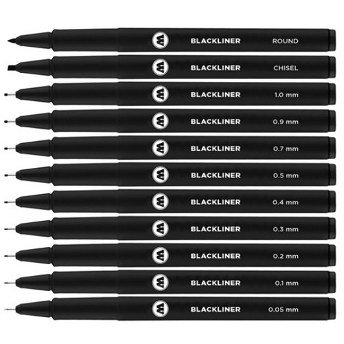 모로토우 블랙라이너 먹선펜_이미지